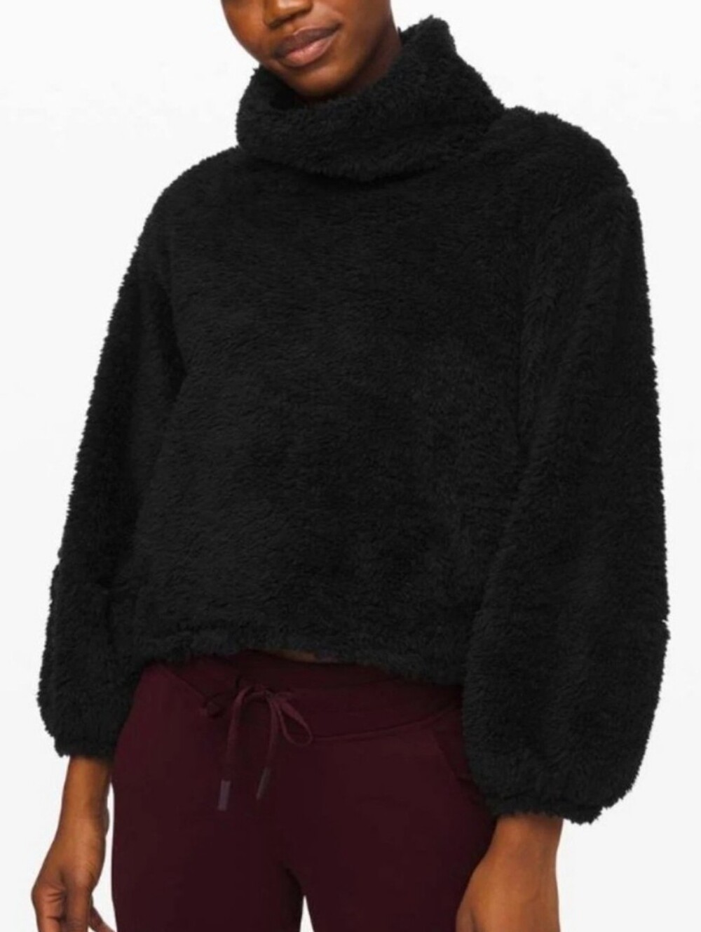Lululemon Warm Restore pull over jacket in Black size xs/s